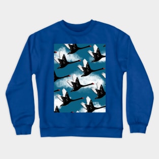 Black Swan Flying Crewneck Sweatshirt